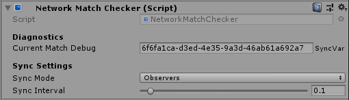 Network Scene Checker component