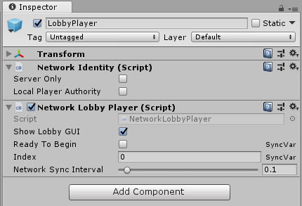 Network Lobby Player